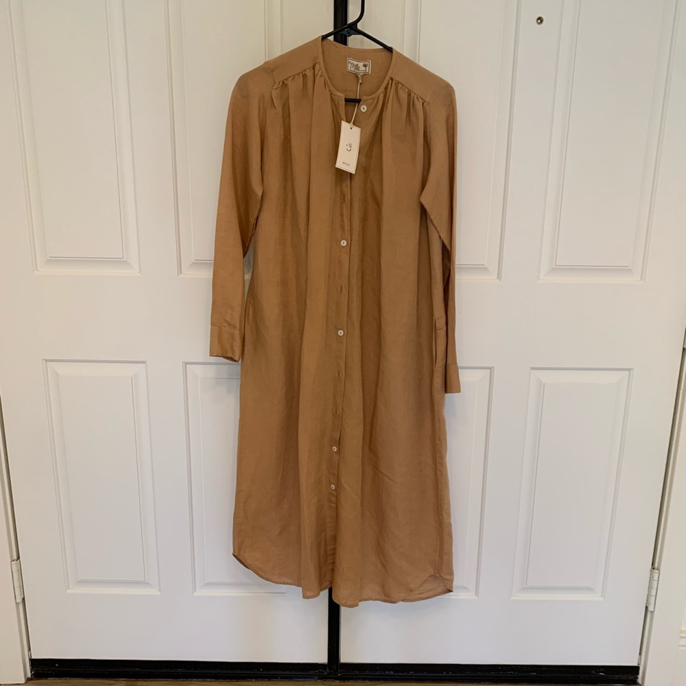 Mille Jasmine dress. Beautiful Almond color. Size XXS. Brand new w tag
